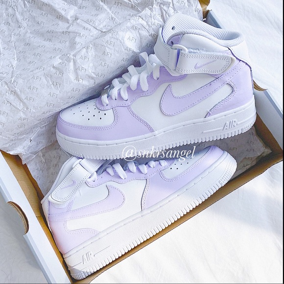 Nike custom air force 1 mid sneakers - Picture 3 of 3